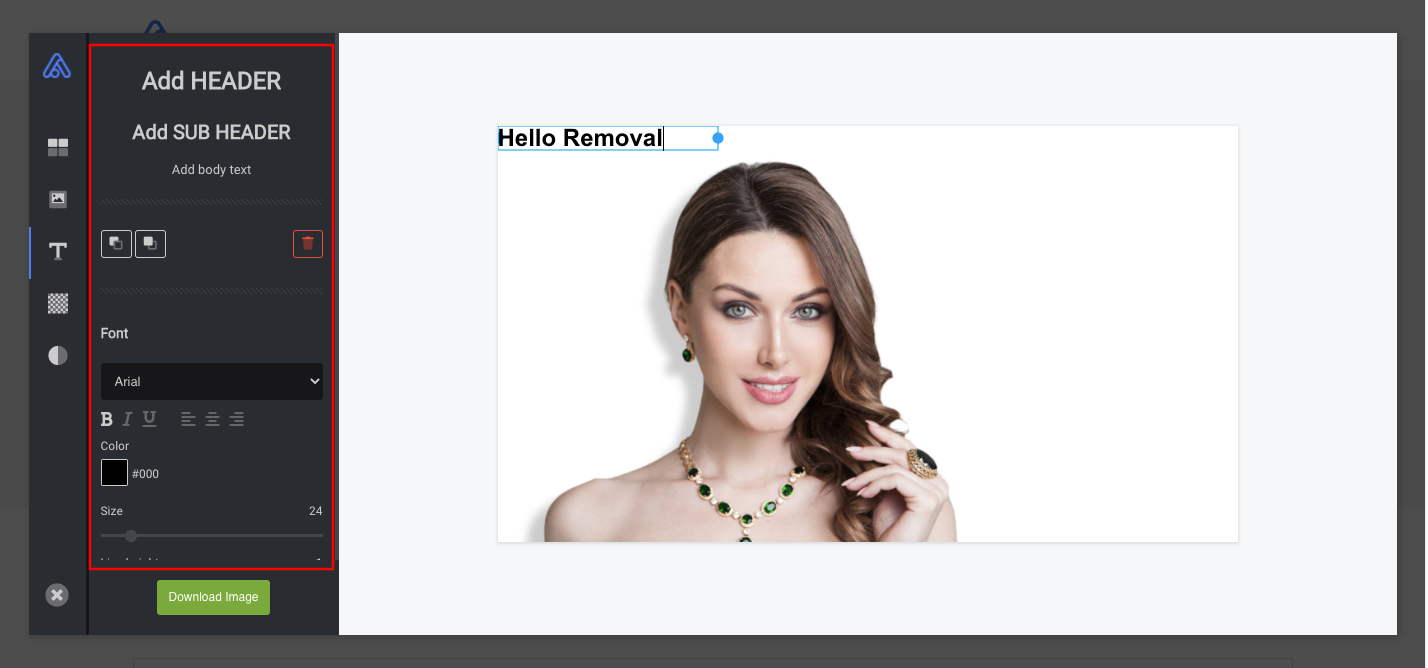 Online photo editor