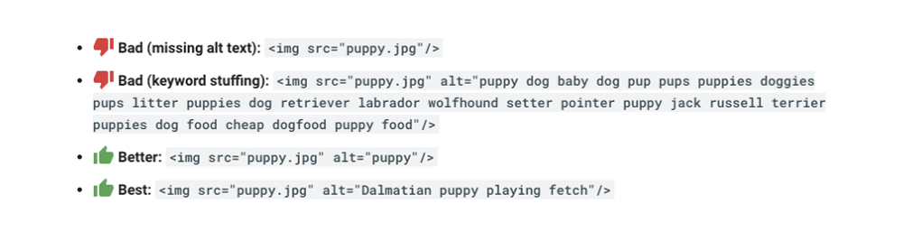 Optimize Your ‘alt’ Attributes