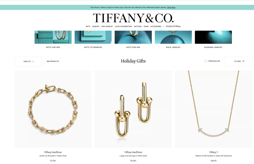 tiffany&co - white background