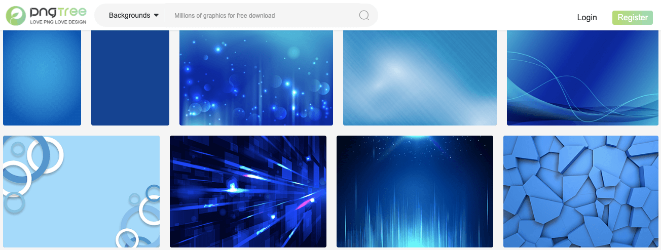12 Sites to Download Over 100K Free Blue Background Images