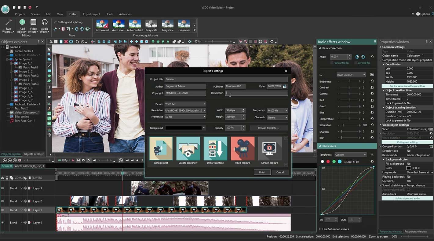 VSDC Video Editor Online Video Editor