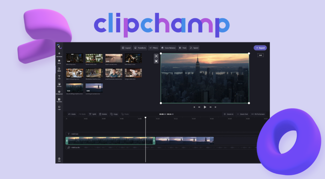 Clipchamp Online Video Editor