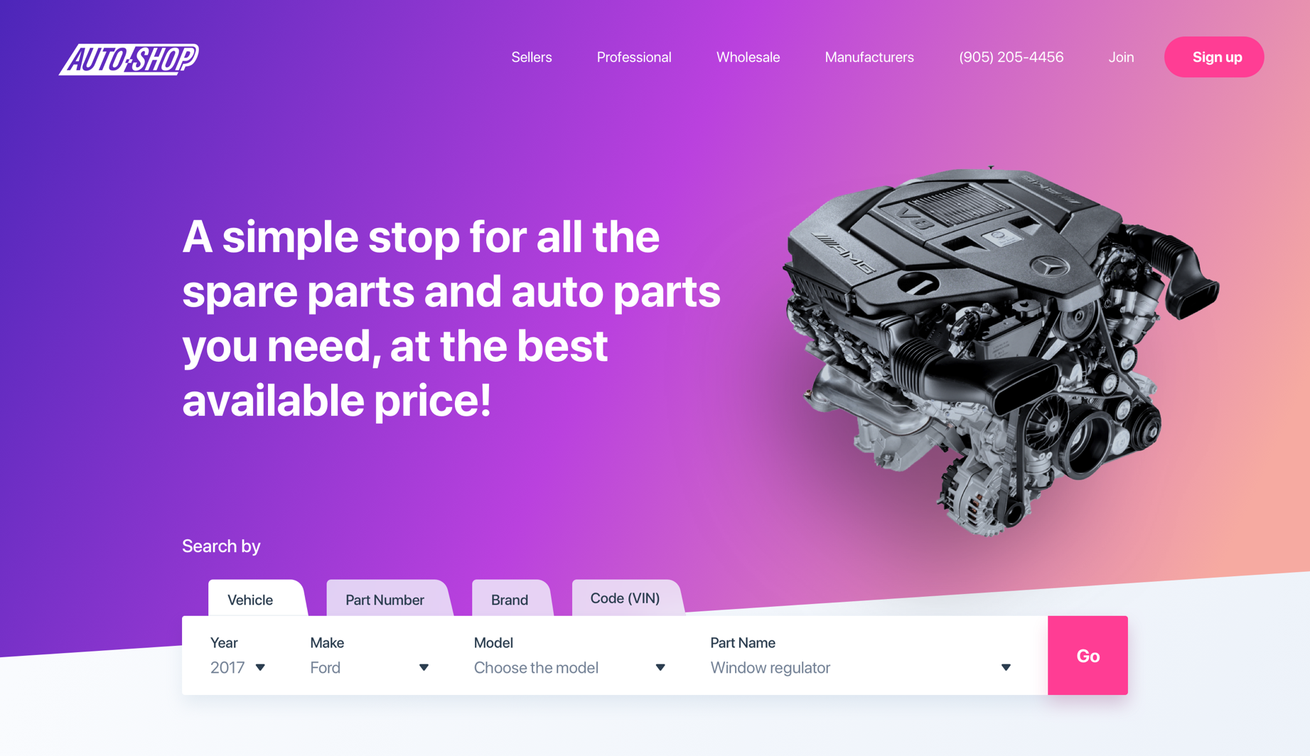 purple background - web design