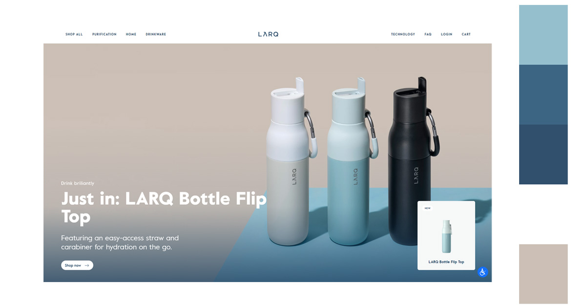 Larq homepage