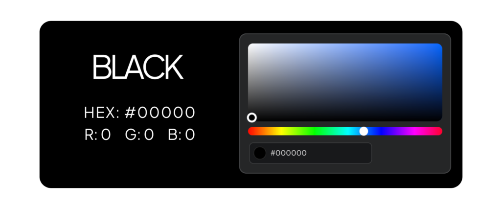 Black Hex & RGB Values