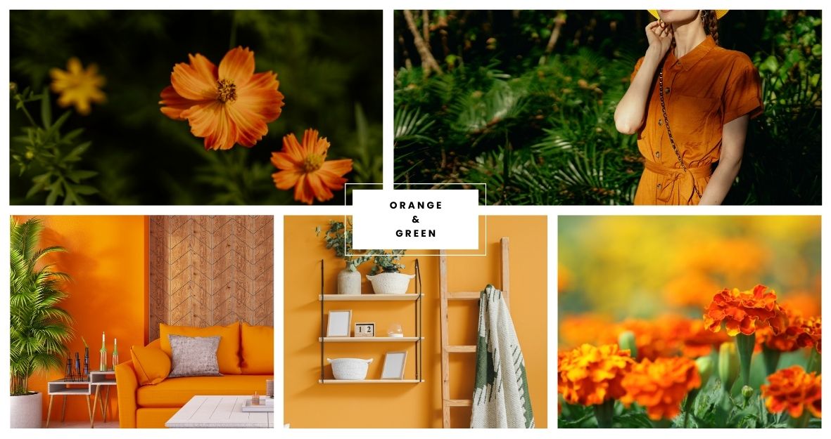 Orange & Green Combination