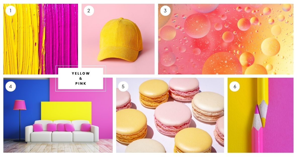 Yellow and Pink Color Palette