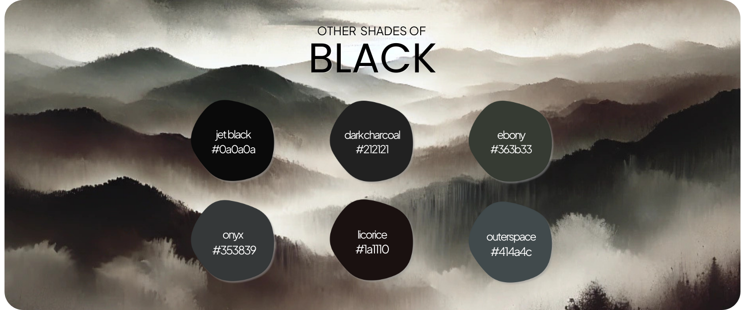 other shades of black