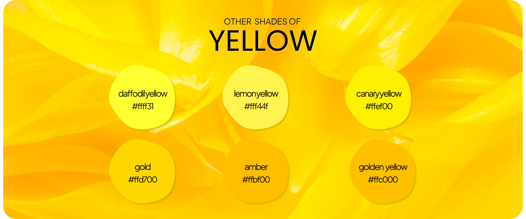 other shades of yellow