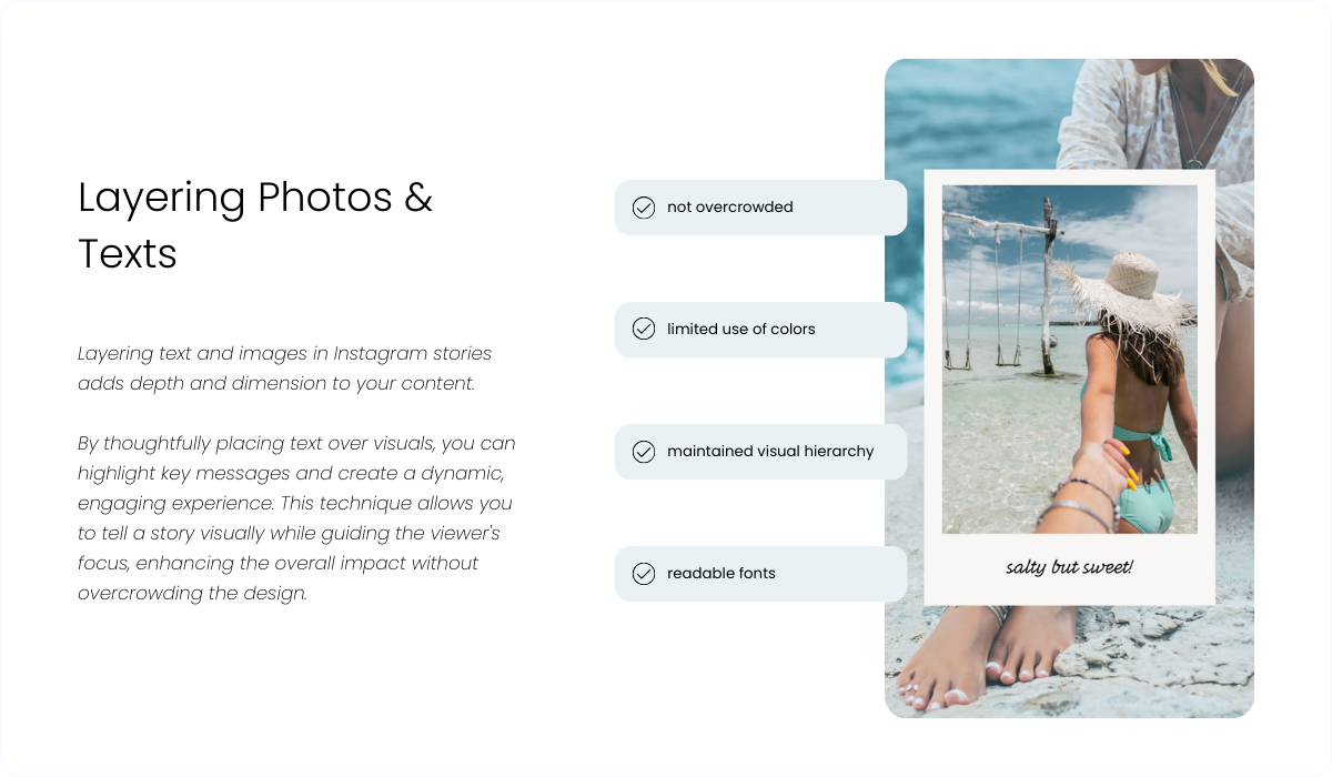 Layering Photos & Texts Tips